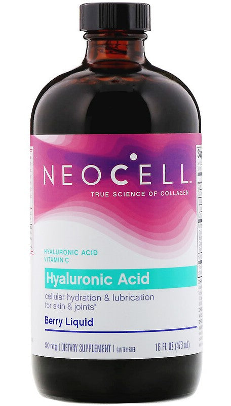 NeoCell: Hyaluronic Acid Liquid, Blueberry - 473 ml.