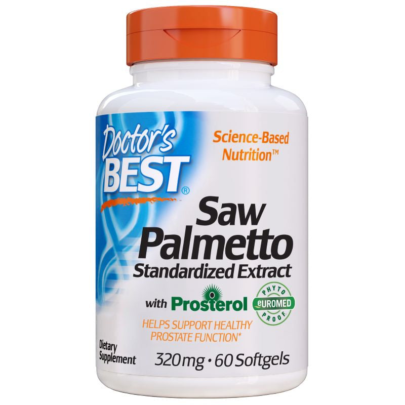 Doctor's Best: Saw Palmetto Standardized Extract with Prosterol, 320mg - 60 softgels