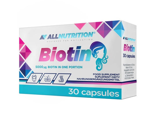 Allnutrition: Biotin, 5000mcg - 30 caps