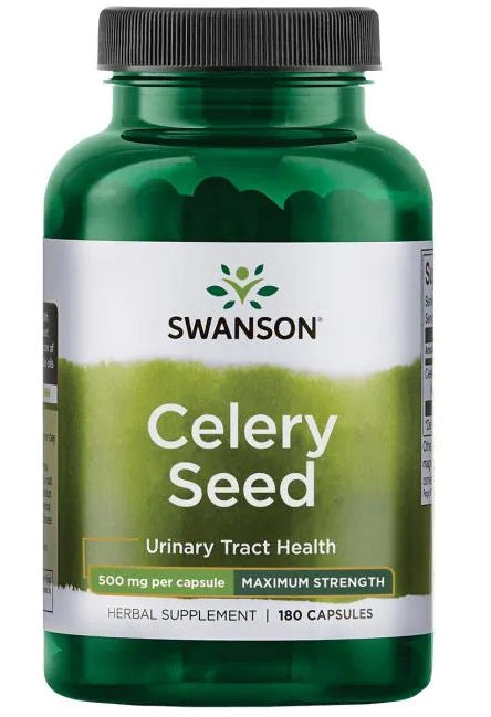 Swanson: Celery Seed, 500mg - 180 caps