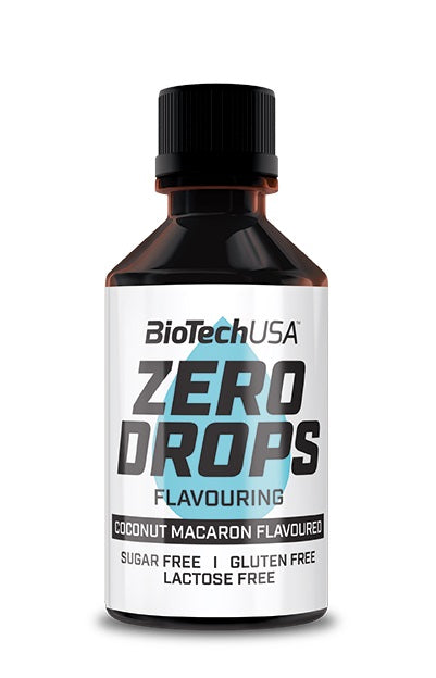 BioTechUSA: Zero Drops, Coconut Macaron - 50 ml.