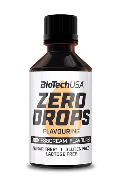 BioTechUSA: Zero Drops, Cookies & Cream - 50 ml.