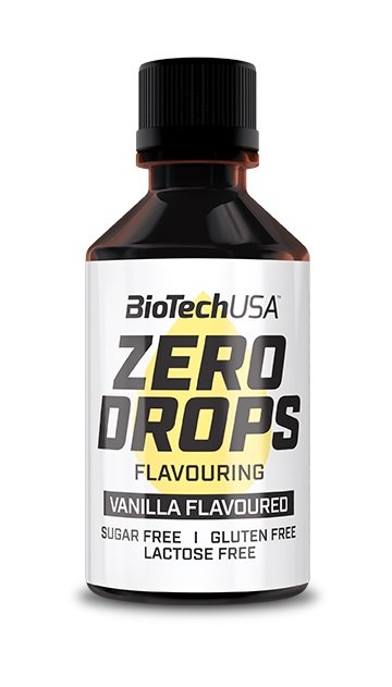 BioTechUSA: Zero Drops, Vanilla - 50 ml.