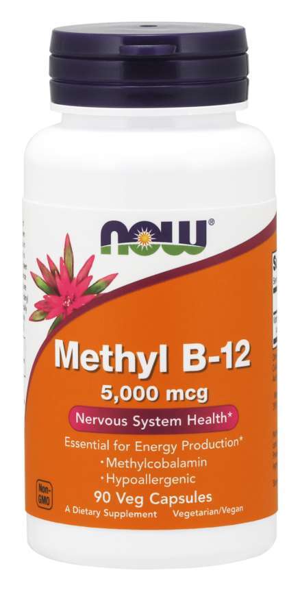 NOW Foods: Methyl B-12, 5000mcg - 90 vcaps