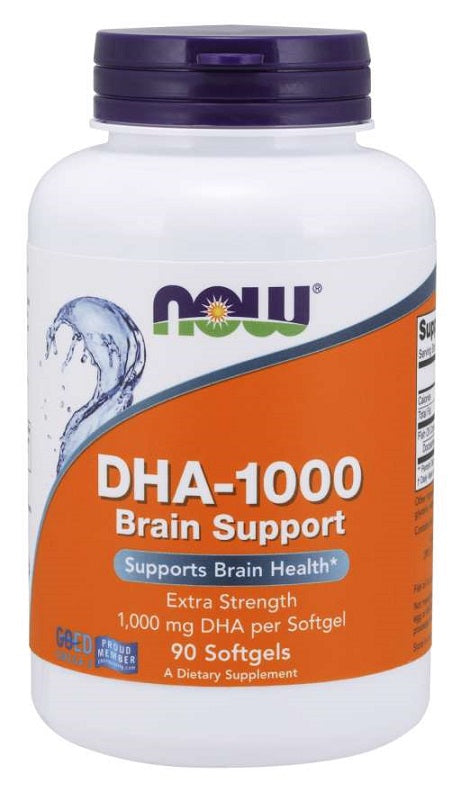 NOW Foods: DHA-1000 Brain Support - 90 softgels