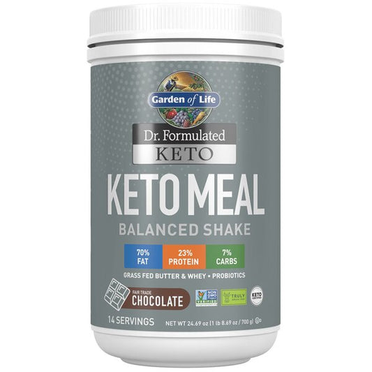 Garden of Life: Dr. Formulated Keto Meal, Chocolate - 700g