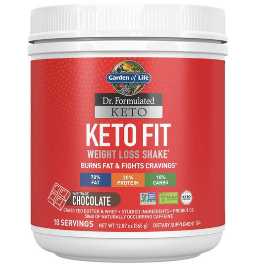 Garden of Life: Dr. Formulated Keto Fit, Chocolate - 365g