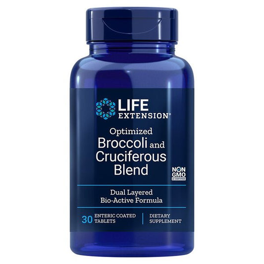 Life Extension: Optimized Broccoli and Cruciferous Blend - 30 enteric coated tabs