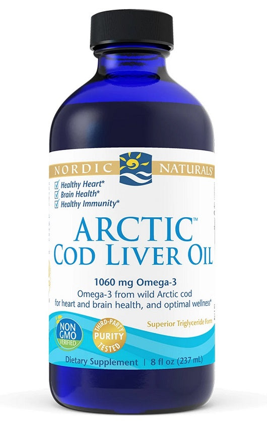 Nordic Naturals: Arctic Cod Liver Oil, 1060mg Unflavored - 237 ml.