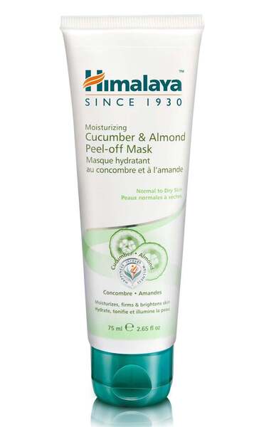 Himalaya: Moisturizing Cucumber & Almond Peel-Off Mask - 75 ml.