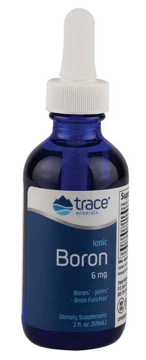 Trace Minerals: Ionic Boron, 6mg - 59 ml.