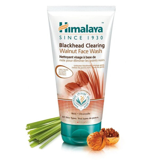 Himalaya: Blackhead Clearing Walnut Face Wash - 150 ml.