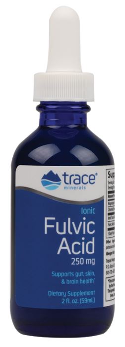 Trace Minerals: Ionic Fulvic Acid, 250mg - 59 ml.