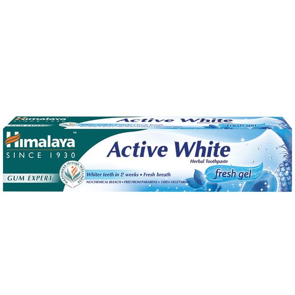 Himalaya: Active White Herbal Toothpaste - Fresh Gel - 75 ml.