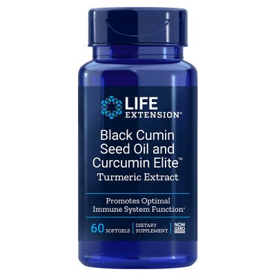 Life Extension: Black Cumin Seed Oil and Curcumin Elite Turmeric Extract - 60 softgels