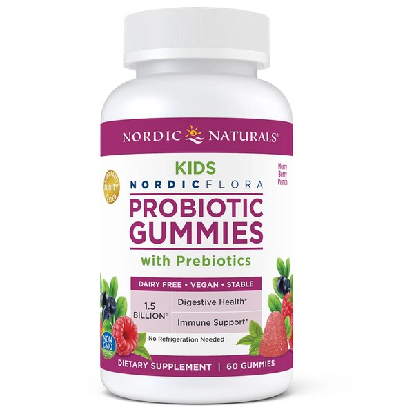 Nordic Naturals: Probiotic Gummies Kids, Merry Berry Punch - 60 gummies