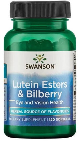 Swanson: Lutein Esters & Bilberry - 120 softgels