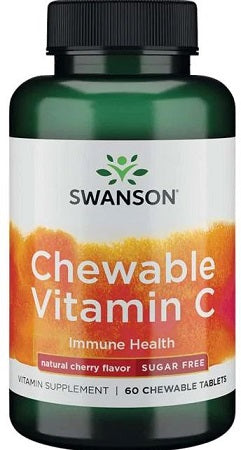 Swanson: Chewable Vitamin C, Natural Cherry Flavour - 60 chewable tablets