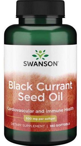 Swanson: Black Currant Seed Oil, 500mg - 180 softgels