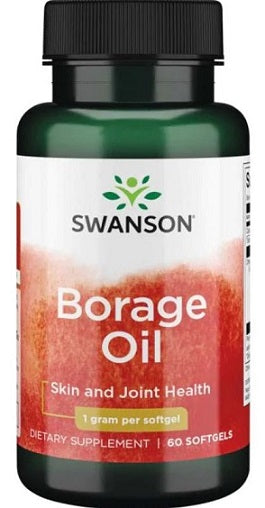 Swanson: Borage Oil, 1000mg - 60 softgels