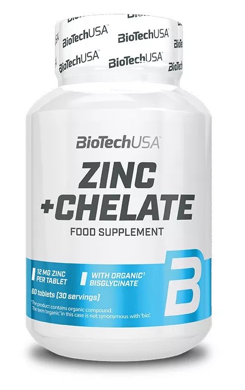 BioTechUSA: Zinc + Chelate - 60 tablets