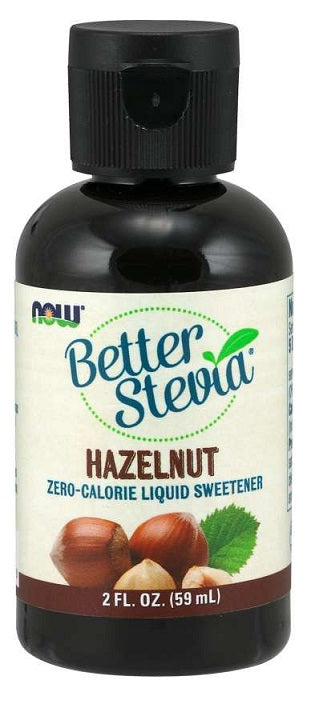 NOW Foods: Better Stevia Liquid, Hazelnut - 59 ml.