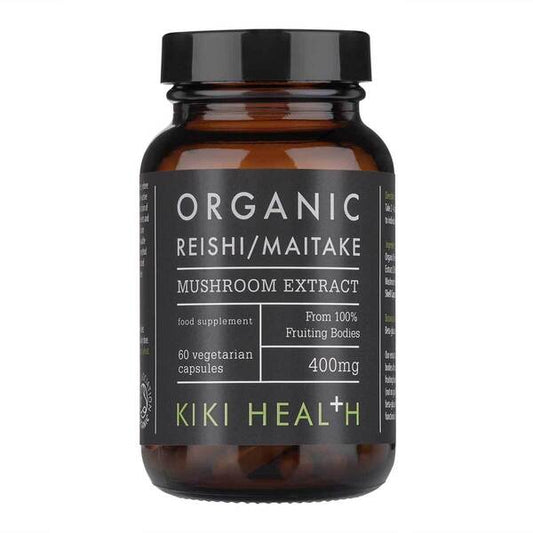 KIKI Health: Reishi & Maitake Mushroom Extract Organic - 60 vcaps