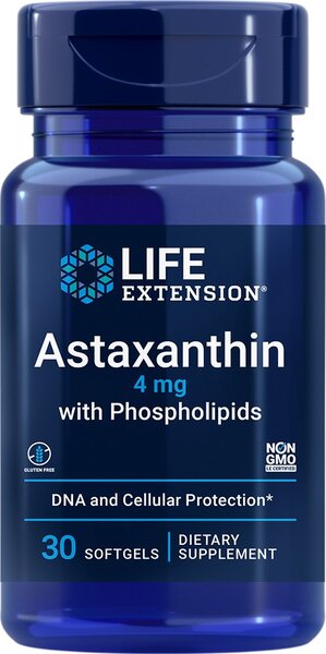 Life Extension: Astaxanthin with Phospholipids, 4mg - 30 softgels