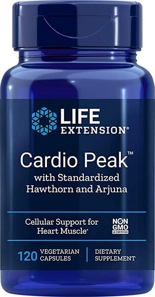 Life Extension: Cardio Peak with Standardized Hawthorn and Arjuna - 120 vcaps