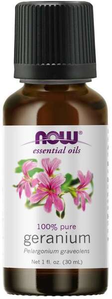 NOW Foods: Essential Oil, Geranium Oil - 30 ml.