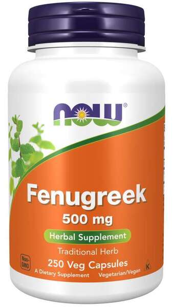 NOW Foods: Fenugreek, 500mg - 250 vcaps