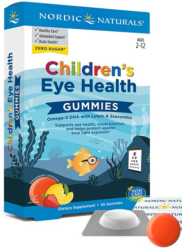 Nordic Naturals: Children's Eye Health, Strawberry Lemonade - 30 gummies