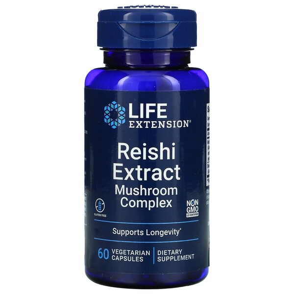 Life Extension: Reishi Extract Mushroom Complex - 60 vcaps