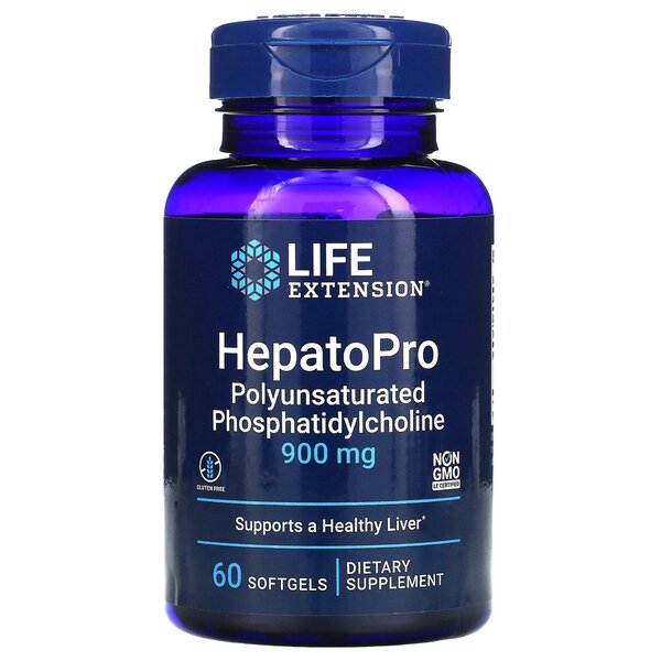 Life Extension: HepatoPro Polyunsaturated Phosphatidylcholine, 900mg - 60 softgels