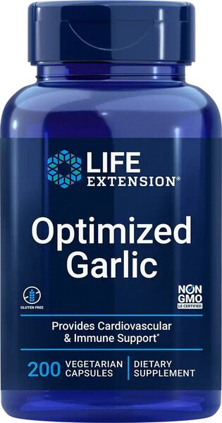 Life Extension: Optimized Garlic - 200 vcaps