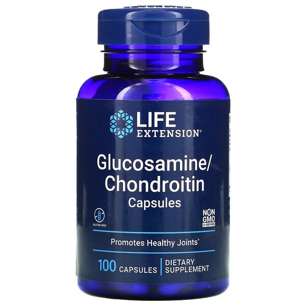 Life Extension: Glucosamine/Chondroitin Capsules - 100 caps