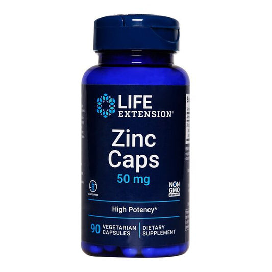 Life Extension: Zinc Caps, 50mg - 90 vcaps