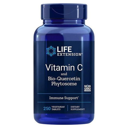 Life Extension: Vitamin C and Bio-Quercetin Phytosome - 250 vegetarian tabs