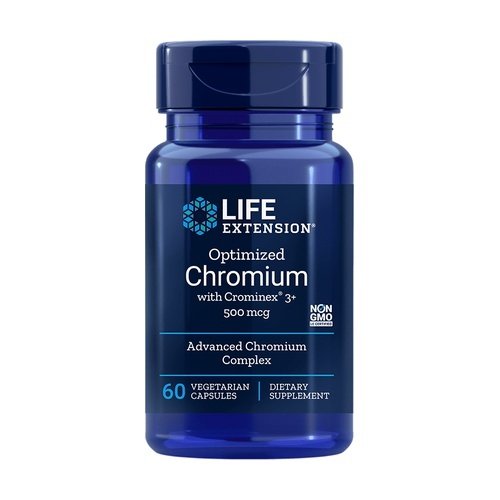 Life Extension: Optimized Chromium with Crominex 3+, 500mcg - 60 vcaps