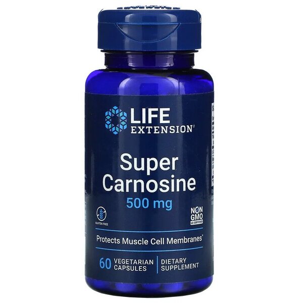 Life Extension: Super Carnosine, 500mg - 60 vcaps