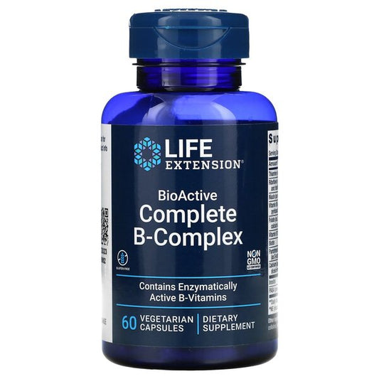 Life Extension: Bio-Active Complete B-Complex - 60 vcaps