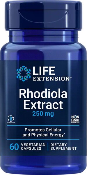 Life Extension: Rhodiola Extract, 250mg - 60 vcaps