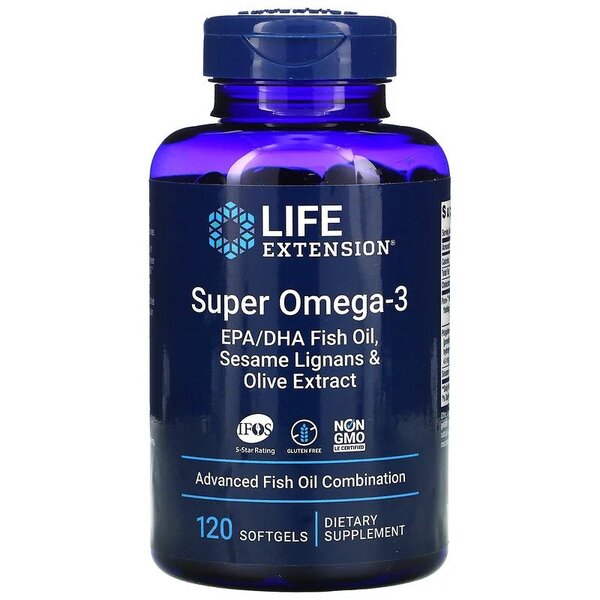 Life Extension: Super Omega-3 - 120 softgels