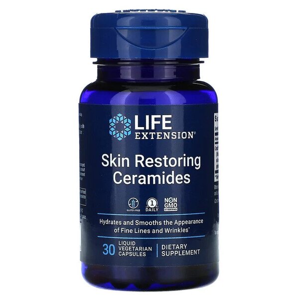 Life Extension: Skin Restoring Ceramides - 30 liquid vcaps