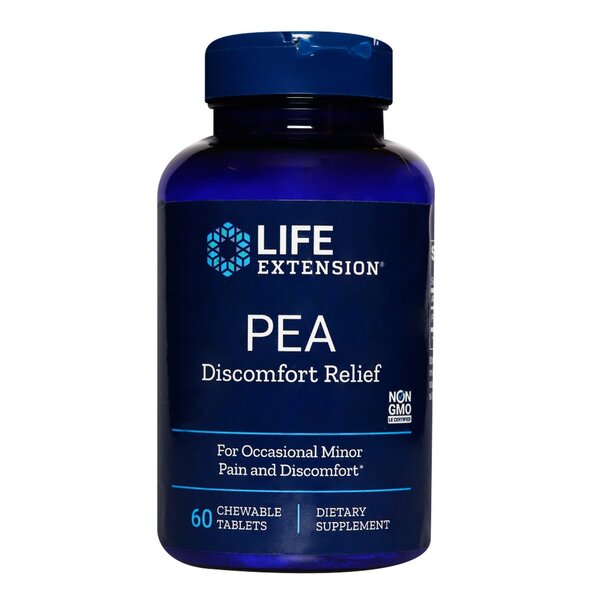 Life Extension: PEA Discomfort Relief - 60 chewable tablets