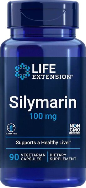 Life Extension: Silymarin, 100mg - 90 vcaps