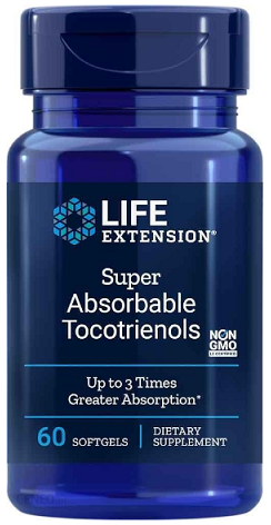 Life Extension: Super Absorbable Tocotrienols - 60 softgels