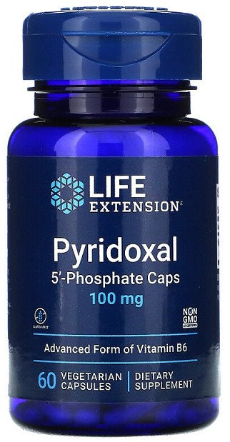 Life Extension: Pyridoxal 5'-Phosphate Caps, 100mg - 60 vcaps