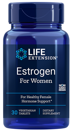 Life Extension: Estrogen For Women - 30 vegetarian tabs