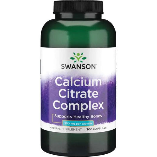 Swanson: Calcium Citrate Complex, 250mg - 300 caps